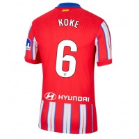 Camiseta Atletico Madrid Koke #6 Primera Equipación 2024-25 manga corta